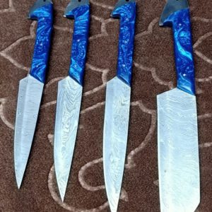 Chef Set of 4 Pcs with leather Sheath