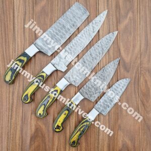 Damascus chef set