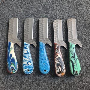 Custom handmade carbon steel special bundle offer 5 bull cutters