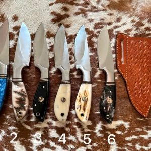 Custom hand made j2 steel cowboy skinner knives special bundle offers